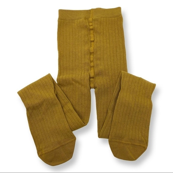 The Simple Folk The Ribbed Tight. Ochre. 2-4 Year. New With Tags - Picture 1 of 8